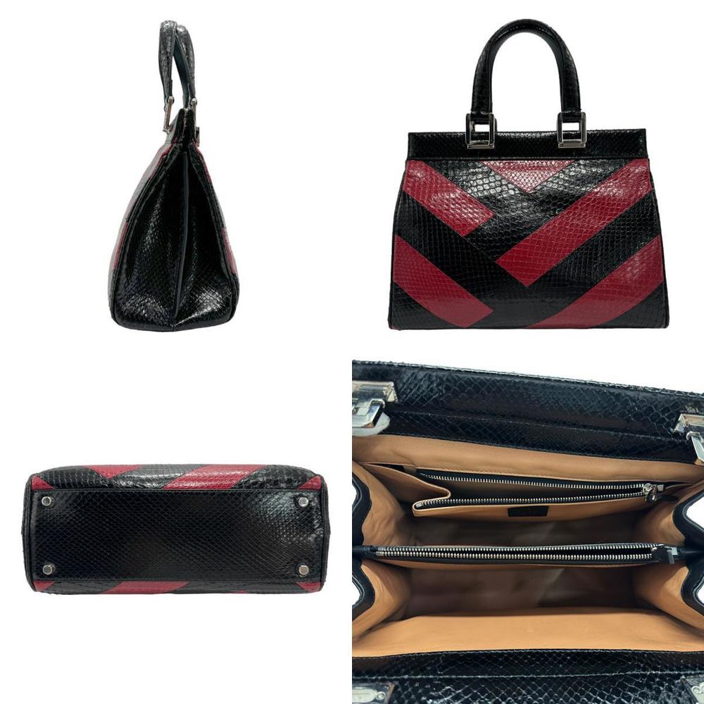 Gucci Shoulder Zumi Bag Black Python - image 1